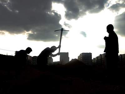 Medium migrant worker of china