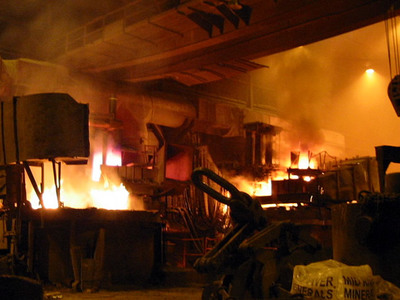 Medium steelmill interior