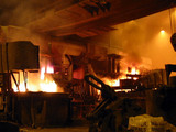 Small steelmill interior